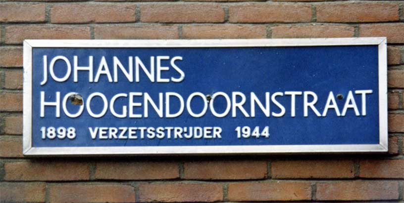 Johannes
                                                      Hoogendoornstraat
                                                      te Haarlem